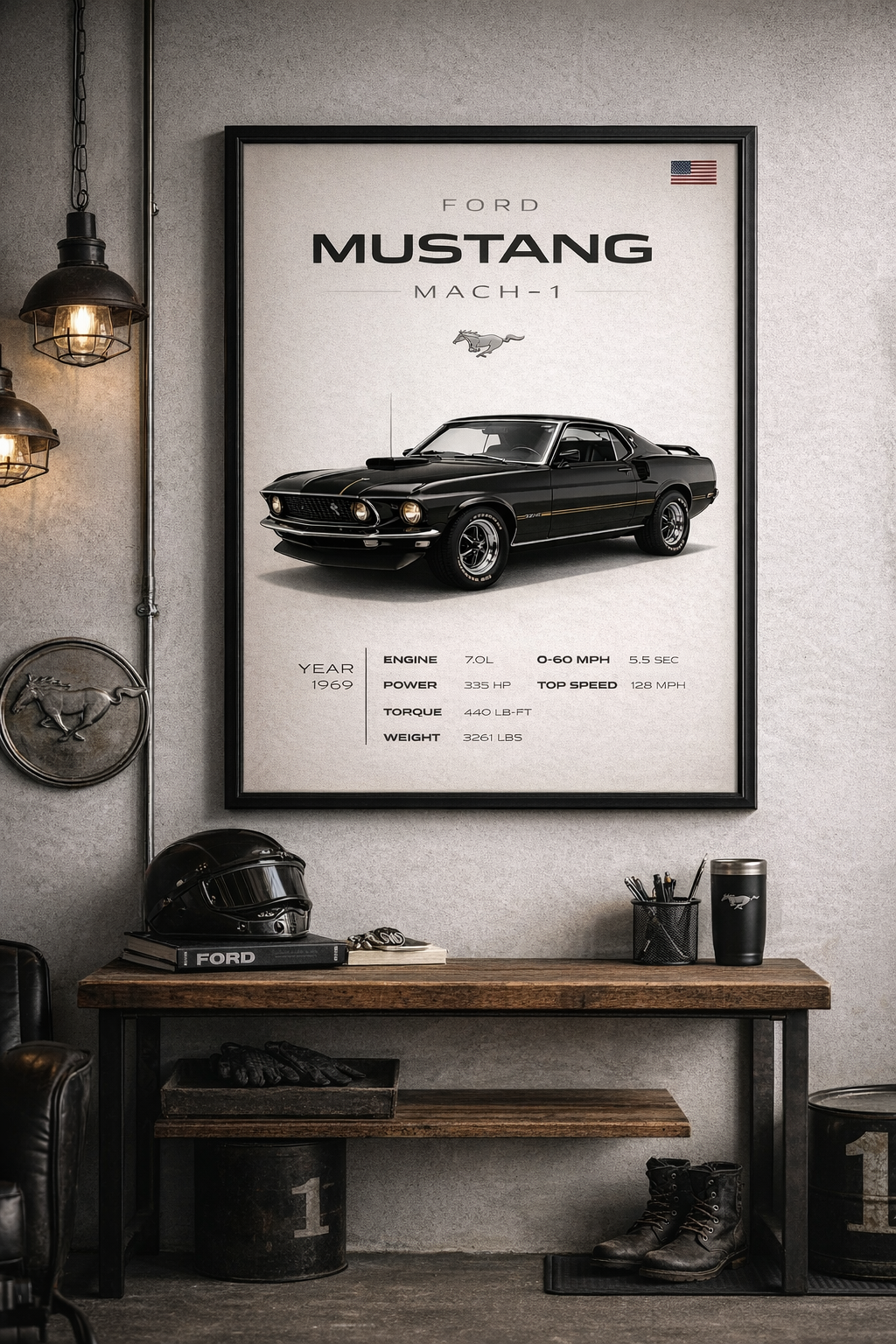 American Muscle — Mustang Mach-1 (1969)