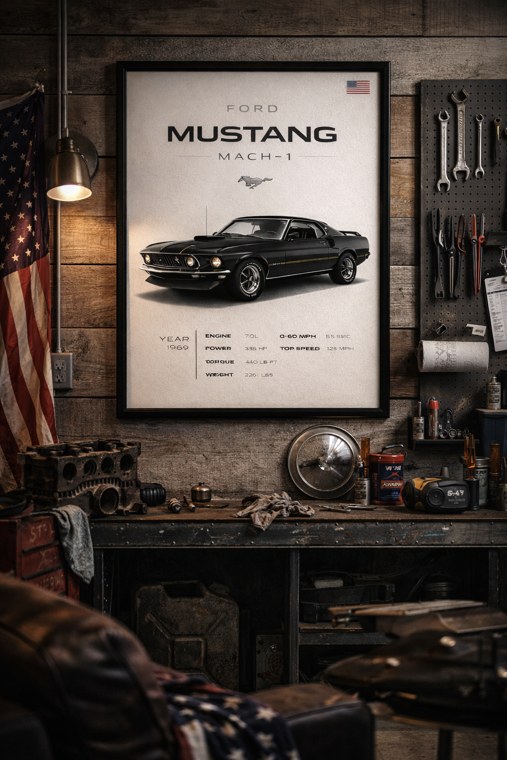 American Muscle — Mustang Mach-1 (1969)