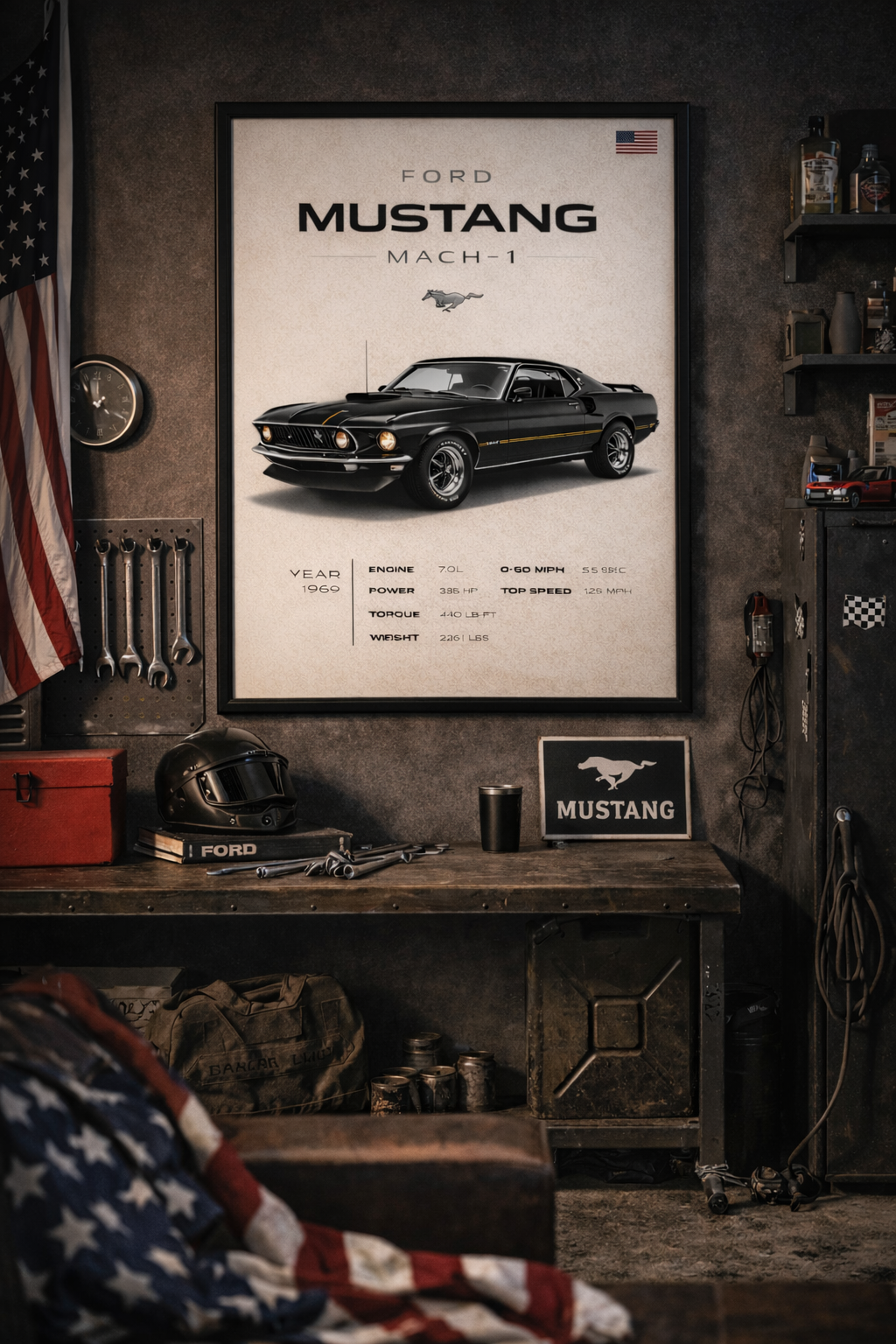 American Muscle — Mustang Mach-1 (1969)