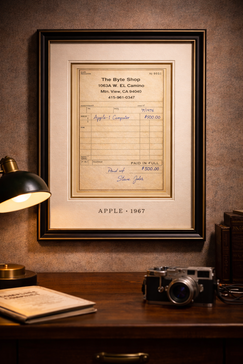 The Receipt That Started Apple (1976)