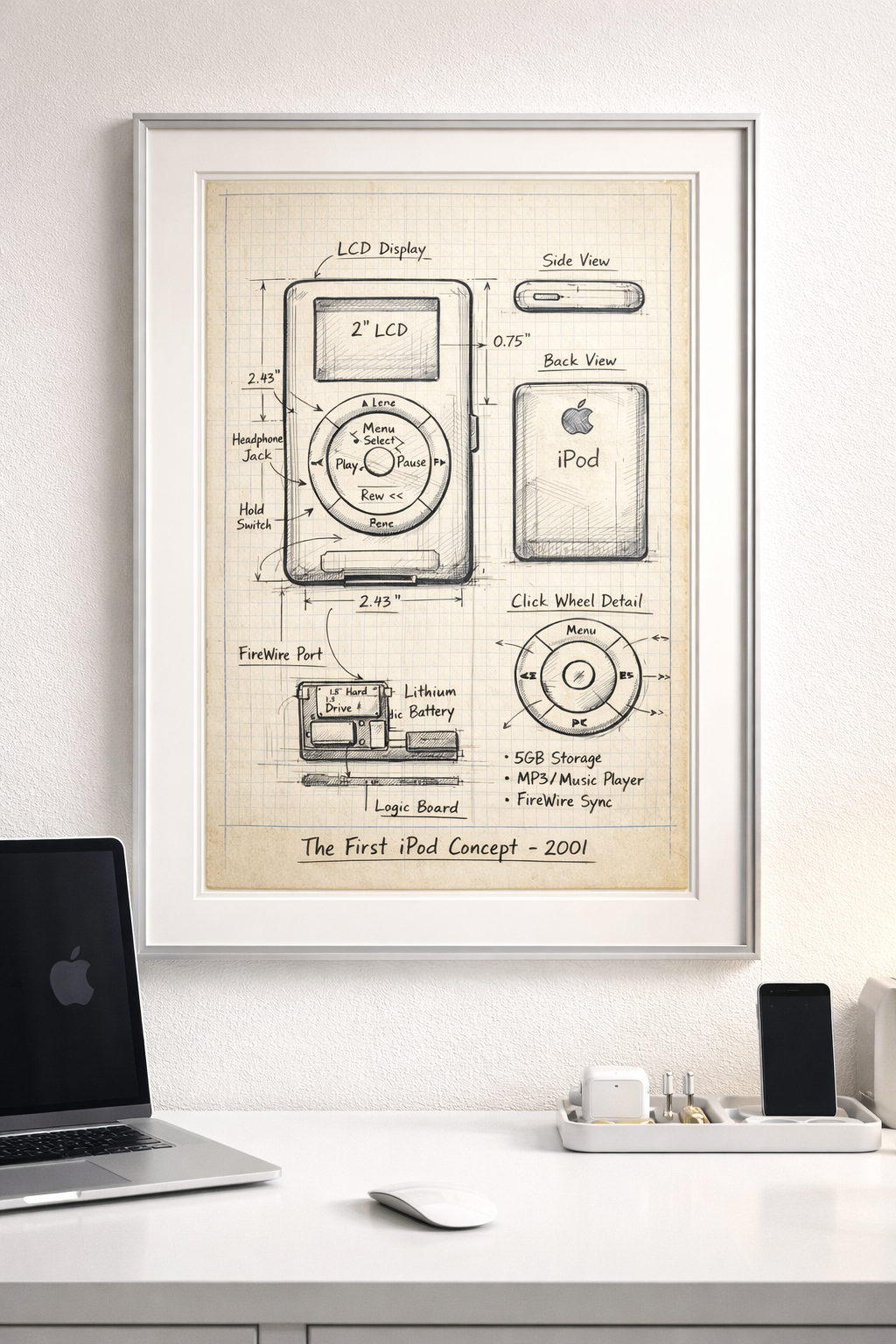 The First iPod Concept — 2001 Design Study