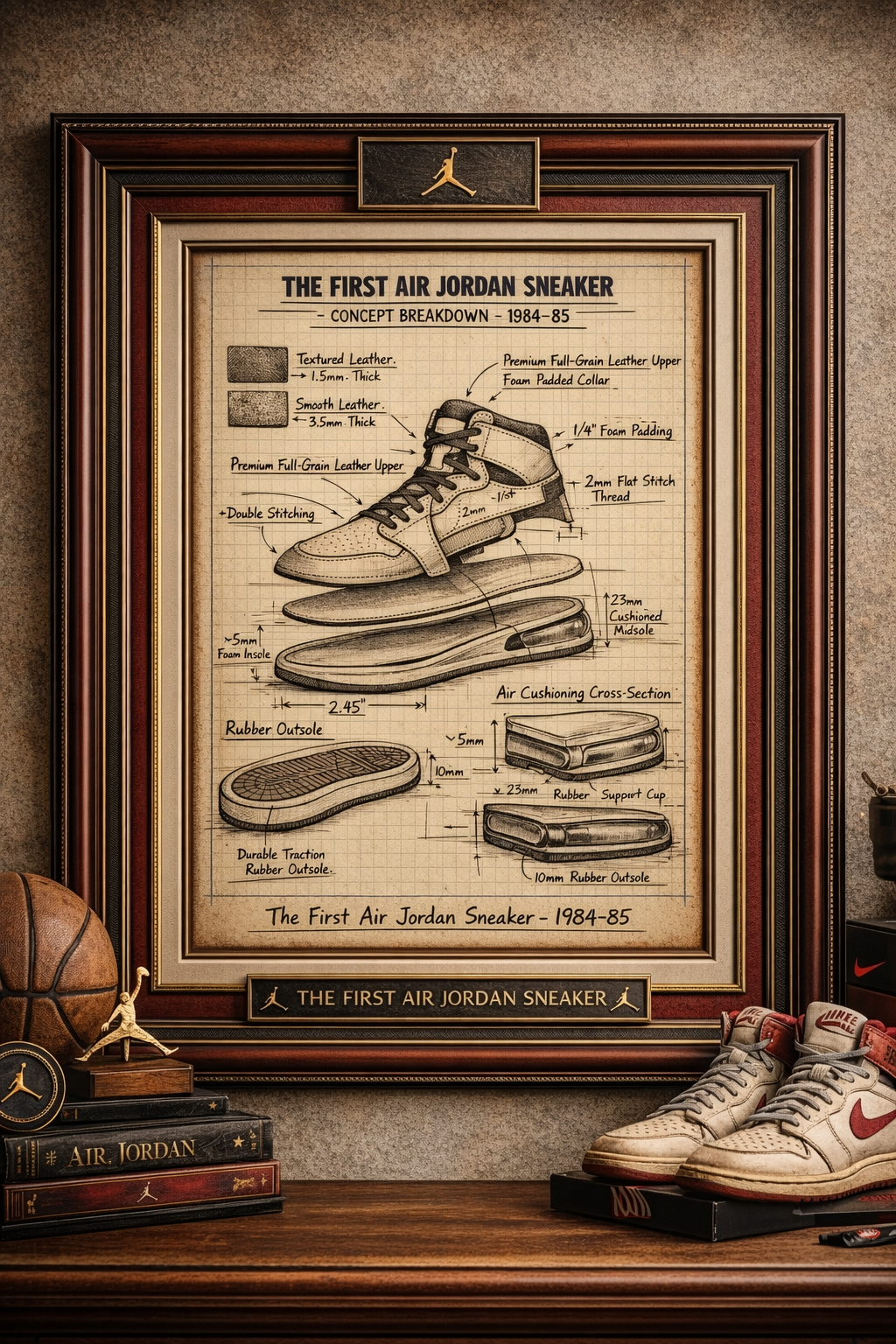 The First Air Jordan Sneaker — Concept Breakdown (1984–85)