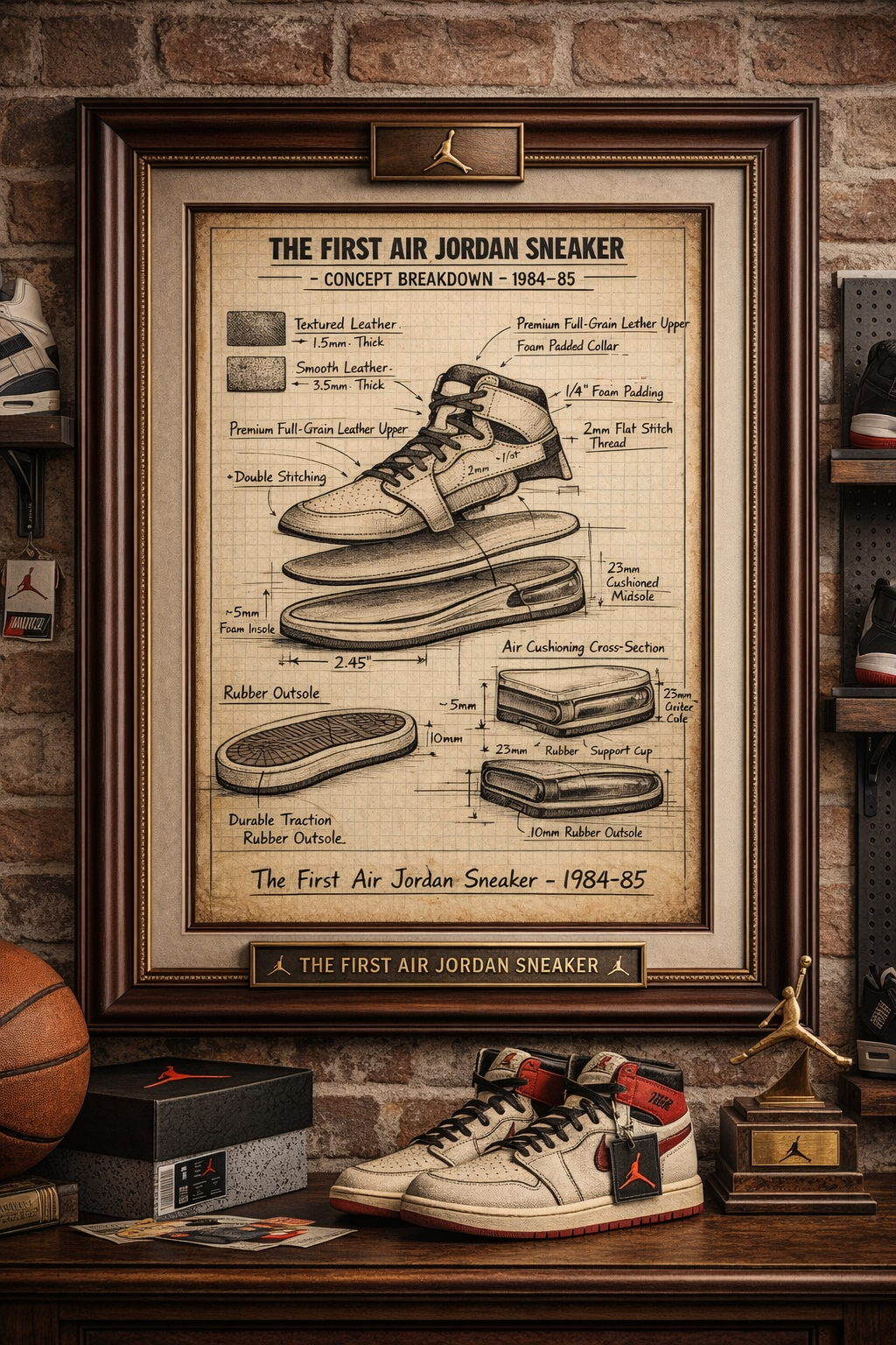 The First Air Jordan Sneaker — Concept Breakdown (1984–85)