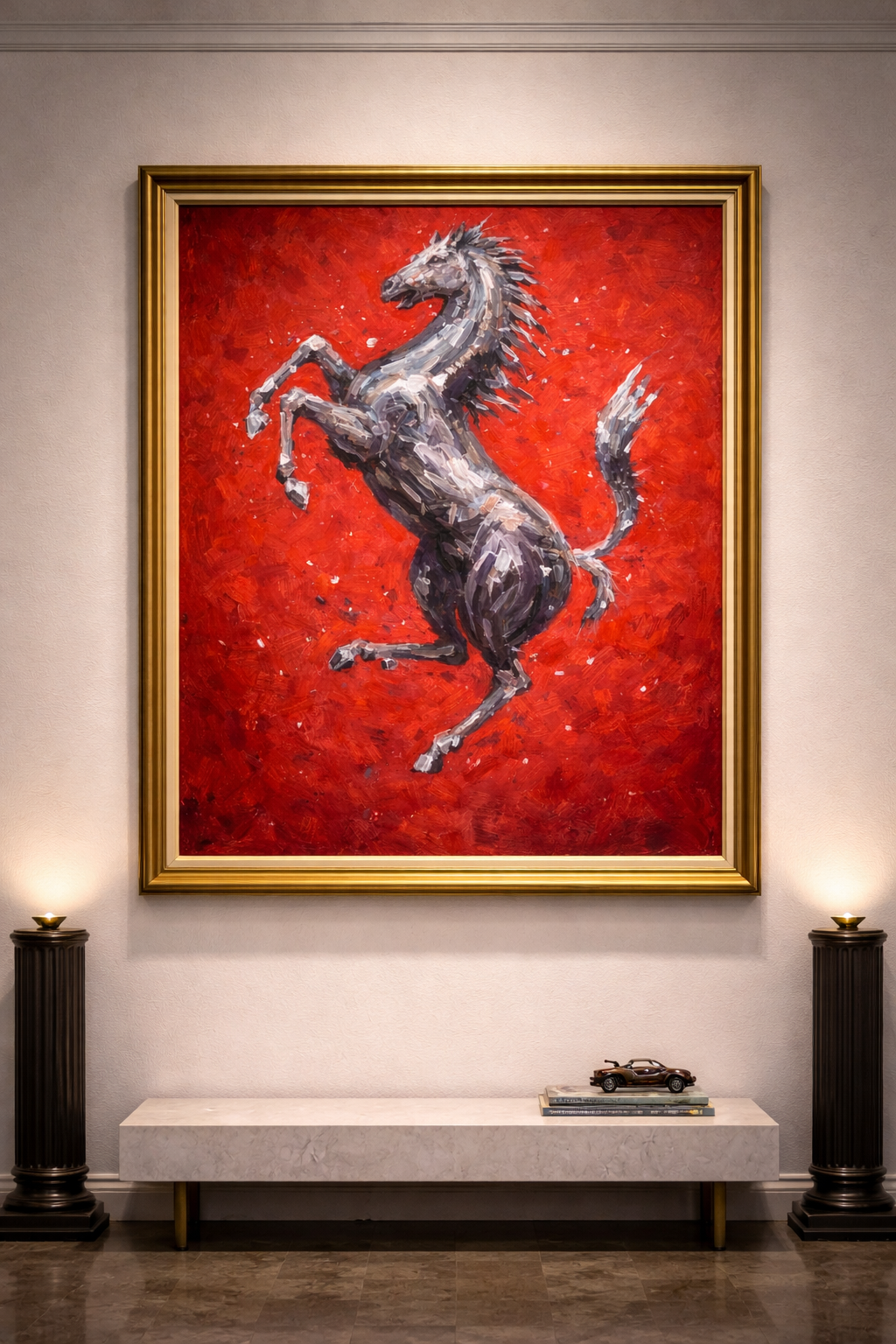 Il Cavallo Rosso l Abstract Power Study